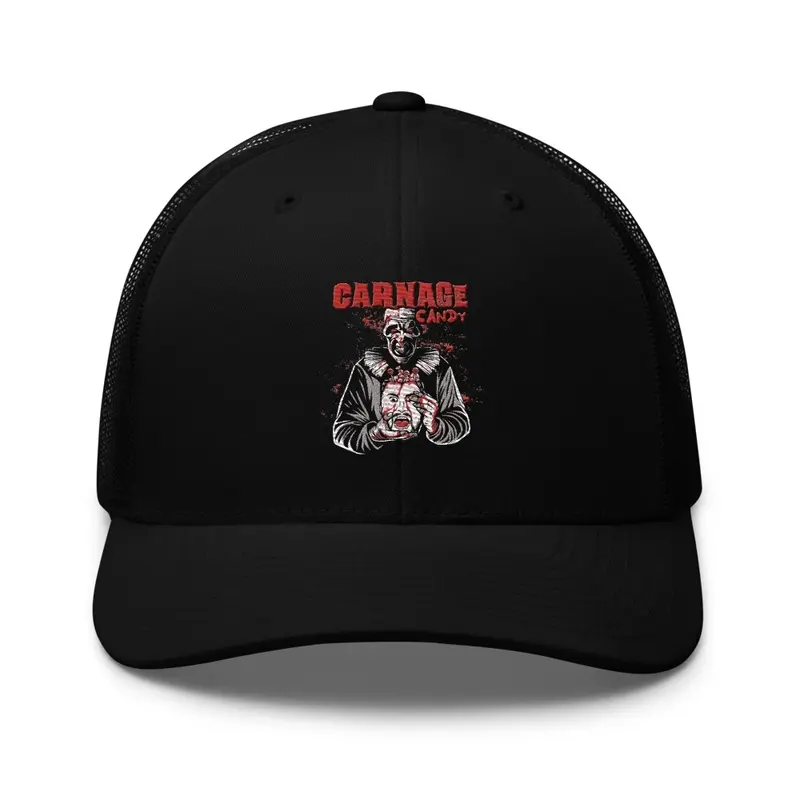 Carnage Candy Clown Trucker Hat